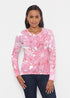 Long Sleeve Crewneck Tee Polly Pink